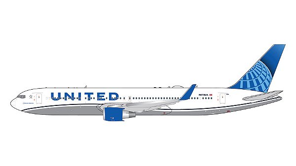 GeminiJets 1:400 United Airlines Boeing B767-300ER N670UA (pré-venda)