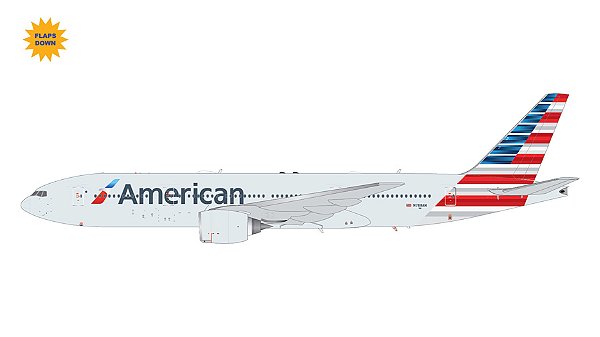 GeminiJets 1:200 American Airlines Boeing B777-200ER N788AN (flaps down) (pré-venda)