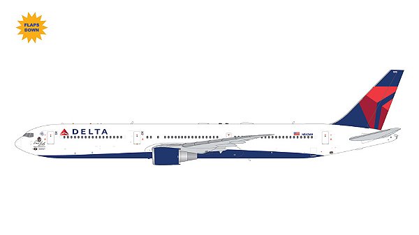 GeminiJets 1:200 Delta Air Lines Boeing B767-400ER N842MH ("V. Dooley" flaps dn, **NEW MOULD!**) (pré-venda)