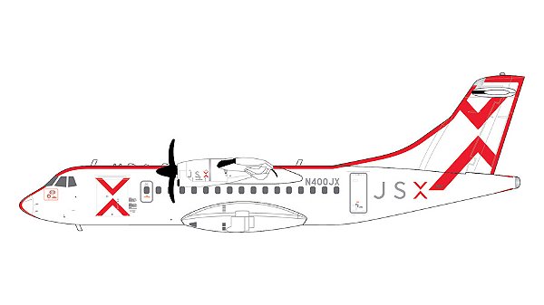 GeminiJets 1:200 JSX ATR ATR 42-600 N400JX (pré-venda)