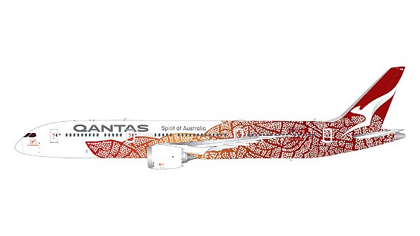 GeminiJets 1:200 Qantas Airways Boeing B787-9 VH-ZND ("Yam Dreaming" livery) (pré-venda)
