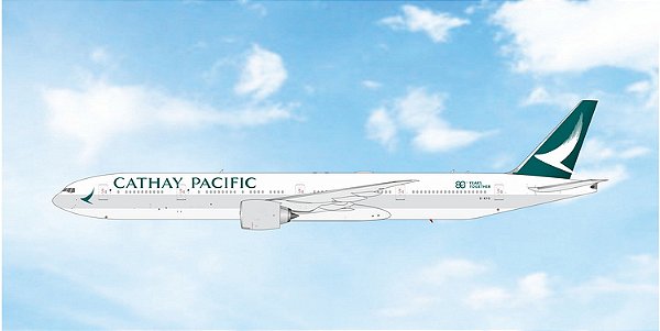Phoenix 1:400 Cathay Pacific Boeing B777-300ER B-KPO (80 years together) (pré-venda)