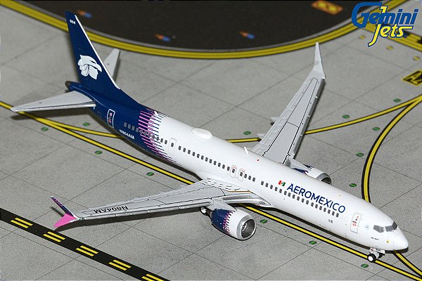GeminiJets 1:400 Aeromexico Boeing B737 MAX 9 N804AM (pré-venda)
