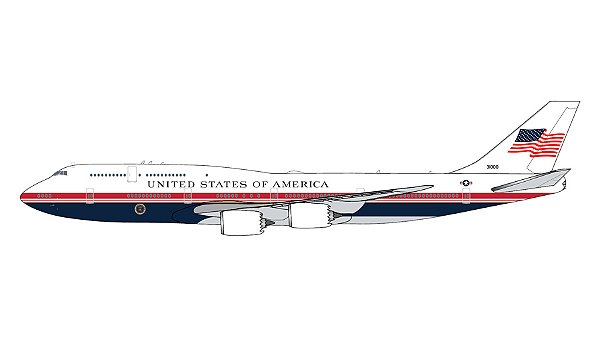 GeminiJets 1:400 U.S. Air Force Boeing VC-25B (B747-8) 31000 (Air Force One) (pré-venda)