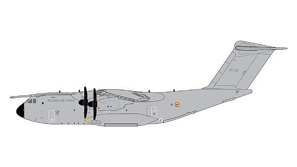 GeminiJets 1:400 Belgian Air Force Airbus A400M Atlas CT-02 (pré-venda)