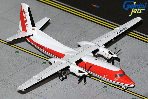 GeminiJets 1:200 Avianca Fokker 50 PH-AVJ (pré-venda)