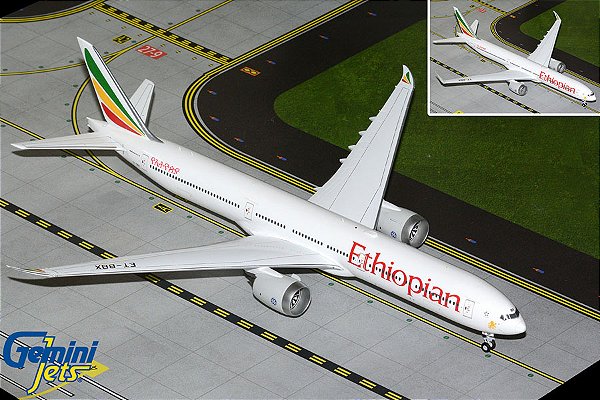 GeminiJets 1:200 Ethiopian Airlines Boeing B777-9 ET-BBX (pré-venda)