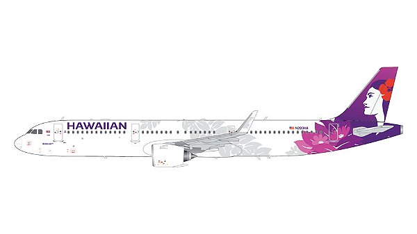 GeminiJets 1:200 Hawaiian Airlines Airbus A321neo N209HA (pré-venda)