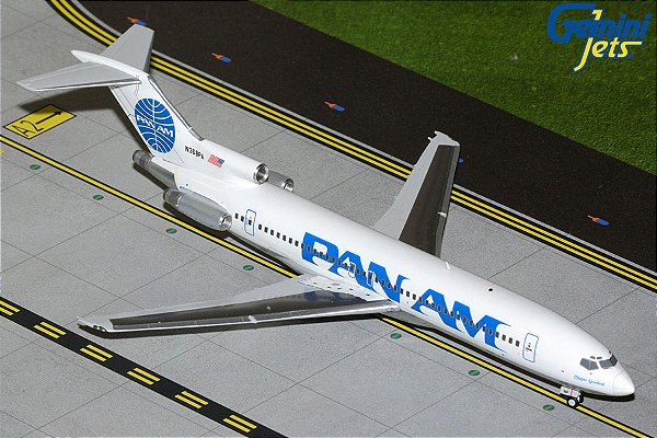 GeminiJets 1:200 Pan American World A/W Boeing B727-200/Adv. N368PA (Clipper Goodwill w/ polished belly) (pré-venda)