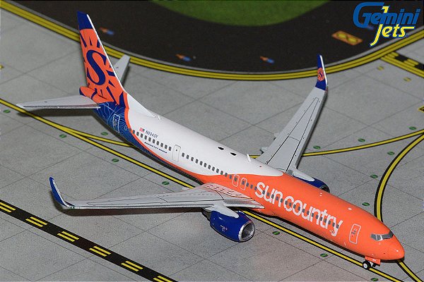 GeminiJets 1:400 Sun Country Airlines B737-900ER N904SY (pré-venda)