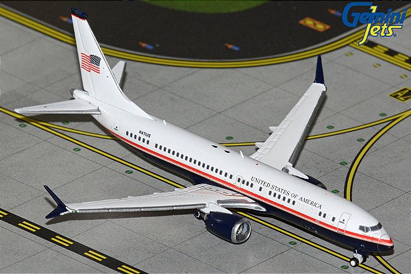 GeminiJets 1:400 U.S. Air Force B737 MAX 8 BBJ N471US (pré-venda)