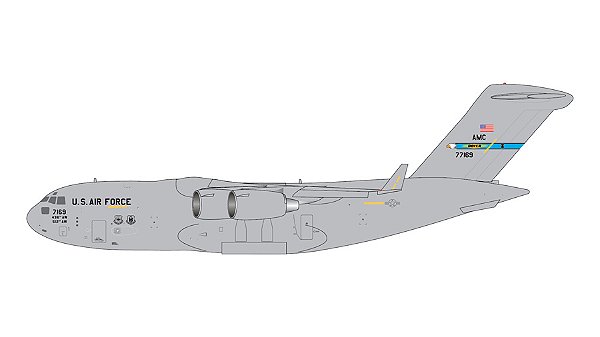 GeminiJets 1:400 U.S. Air Force C-17A 07-7169 (Dover Air Force Base) (pré-venda)