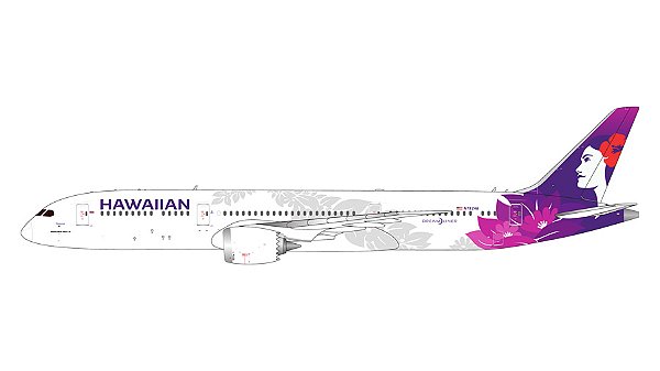 GeminiJets 1:400 Hawaiian Airlines B787-9 N782HA (pré-venda)