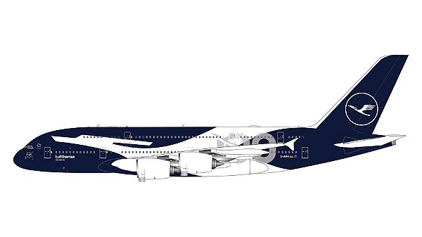 GeminiJets 1:400 Lufthansa A380-800 D-AIMH ("100" years livery) (pré-venda)