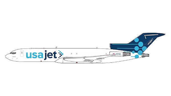 GeminiJets 1:400 USAJet B727-200F/Adv. N727US (last operating 727 in the U.S.) (pré-venda)
