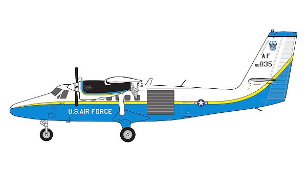 Gemini200 1:200 U.S. Air Force UV-18B 82-0835 ("Twin Otter") (pré-venda)