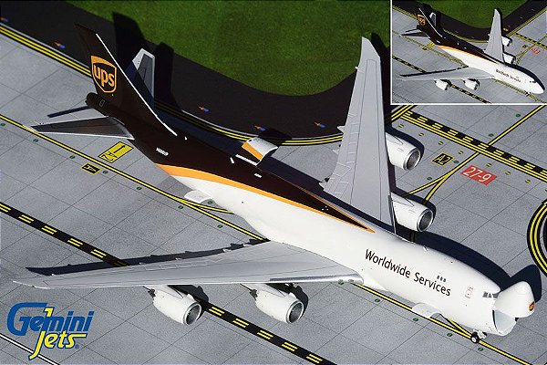 Gemini Jets 1:400 UPS Boeing 747-8F "Interativo"