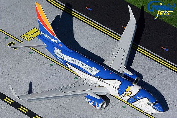 Gemini Jets 1:200 Southwest Airlines Boeing 737-700 "Louisiana One" - Flaps e Slats Baixados