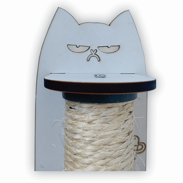 Arranhador de parede para gatos face grande
