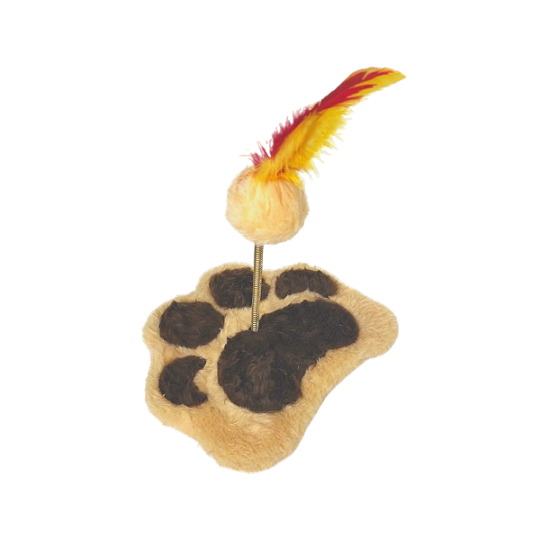 Brinquedo Interativo Pet com Mola Peninha para Gatos