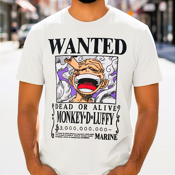 Camiseta One Piece Cartaz - Unissex