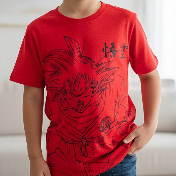 Camiseta Infantil Goku - Dragon Ball Z