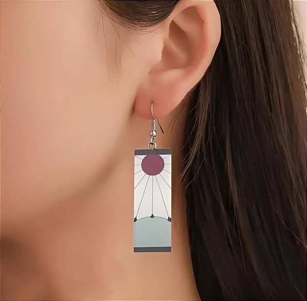 Brincos Demon Slayer Estilo Anime