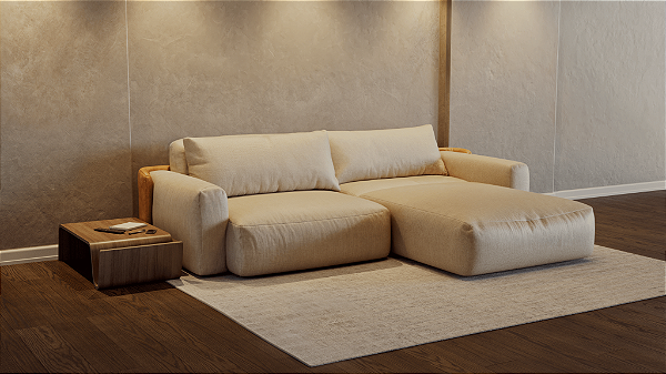 Sofá Empireo Sofá Cama sem caixa