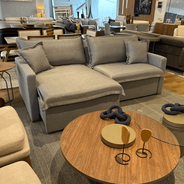 Sofa cama Madrid sem caixa com molas ensacadas