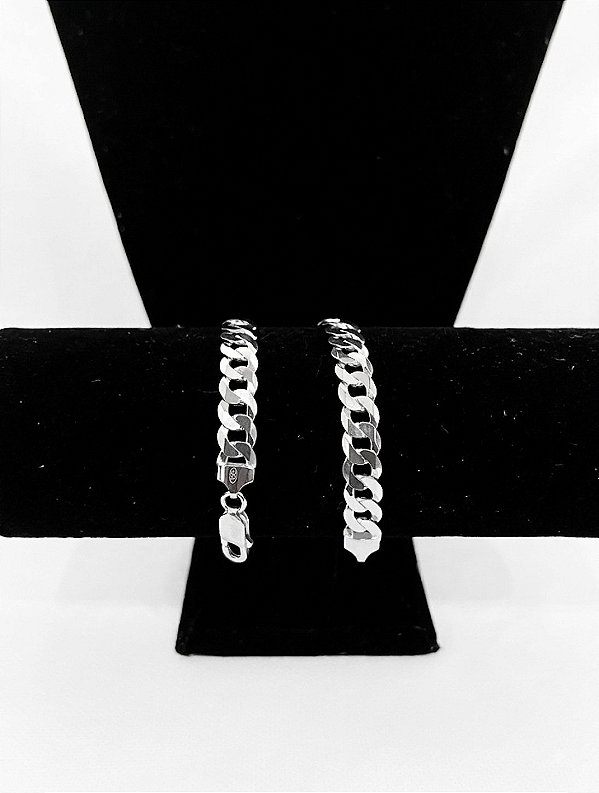 Pulseira Grumet em Prata 925 Italiana 8,7mm