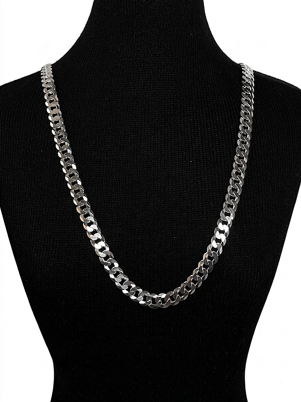 Corrente Grumet em Prata 925 Italiana 6,7mm 60cm