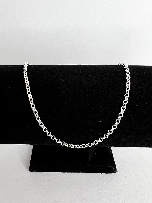 Pulseira Elo Português Prata 925 2,5mm