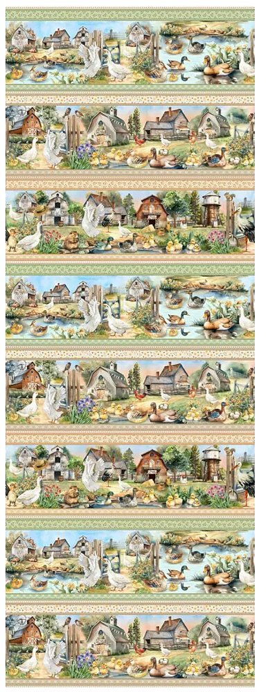 Tricoline digital Patch Ducks(55cm x 1,50mts)