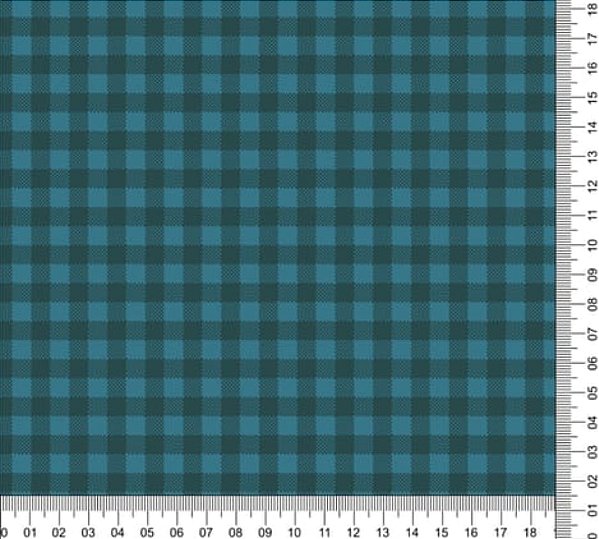 Tricoline digital Xadrez 3 (0,55cm x 1,50 de largura)