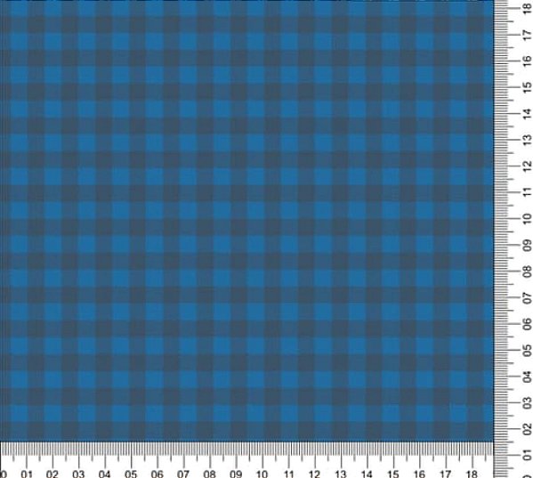 Tricoline digital Xadrez 4 (0,55cm x 1,50 de largura)