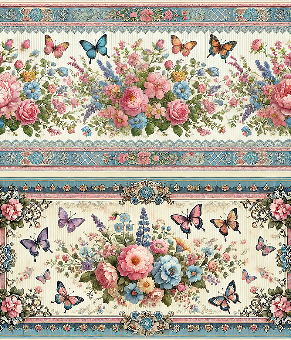 Tricoline digital Flores Coloridas (0,55cm x 1,50 de largura)