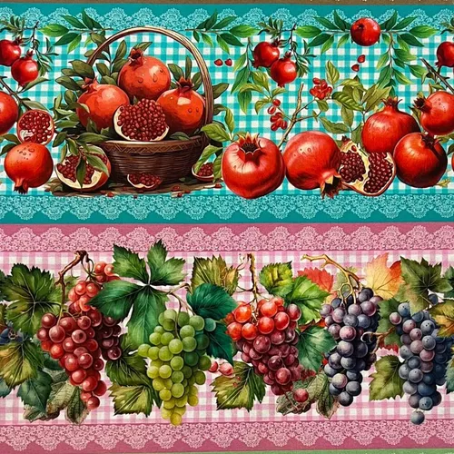 Tricoline digital Frutas I (0,55cm x 1,50 de largura)