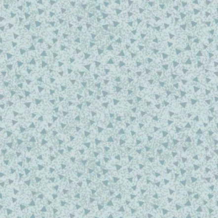 Tricoline Neutros Triângulos Azul Claro (0,50cm x 1,50 de largura)