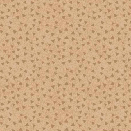 Tricoline neutros Triângulos Caramelo (0,50cm x 1,50 de largura)