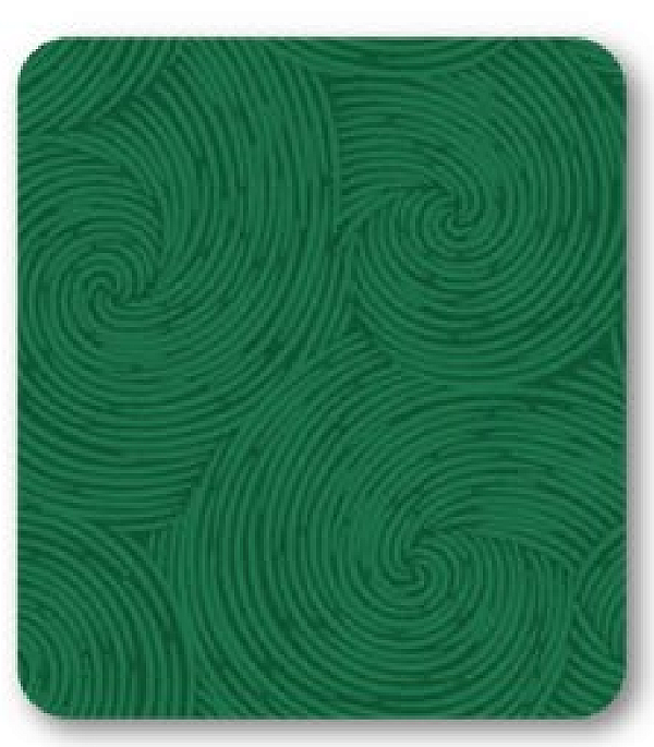 Tricoline estampa Espiral Verde Bandeira (0,50cm x 1,50 de largura)