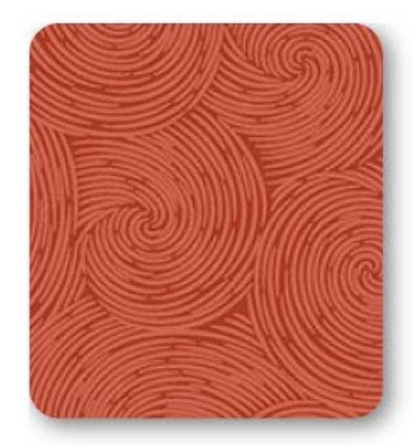 Tricoline estampa Espiral Abóbora (0,50cm x 1,50 de largura)