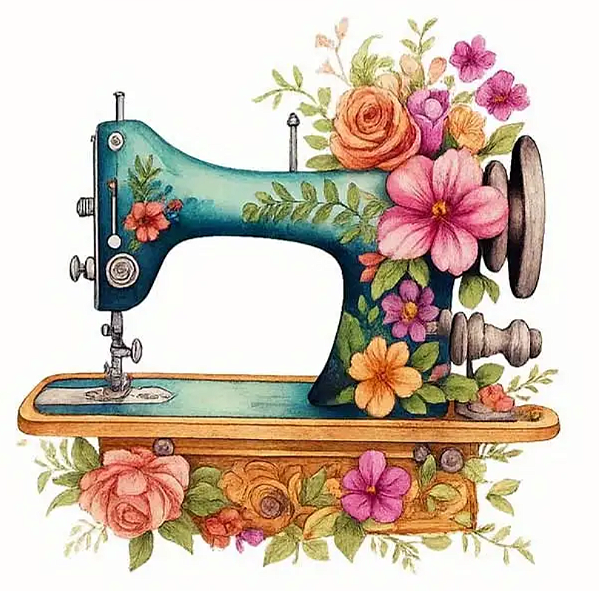 Transfer para tecido, Mini máquina de costura ( 3 unidades)