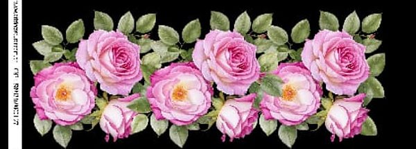 Decalques para tecido 16 (27cm x 10cm)