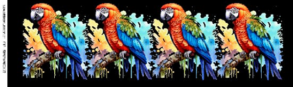 Decalques para pano de prato H (38cm x 11)