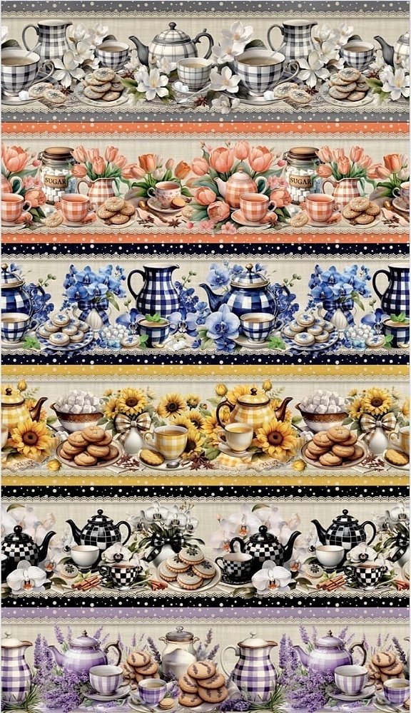 Tricoline digital Chá da primavera (55cm x 1,50)