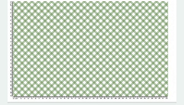 Tricoline Xadrez enviesado Verde claro (55cm x 1,50)
