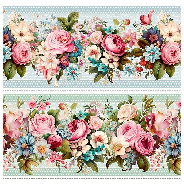 Tricoline digital Romance (0,55cm x 1,50 de largura)