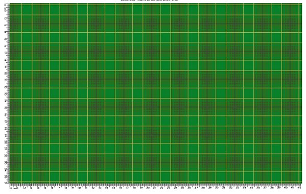 Tricoline Natal para compose Xadrez verde (50cm x 1,50)