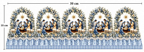 Decalques para tecido DTF Natal GG (50cm x 18)