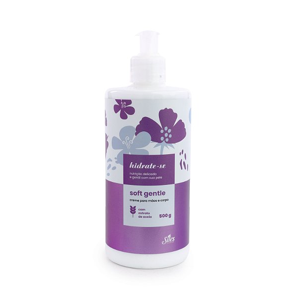 Hidratante Para Corpo e Mãos Soft Gentle com Extrato de Aveia 500g
